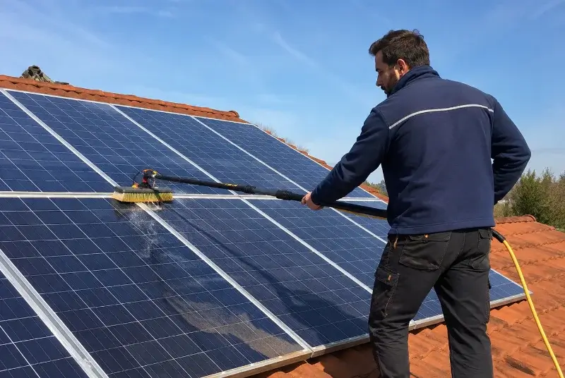Nettoyage et entretien de panneaux solaires à Sainte-Euphémie