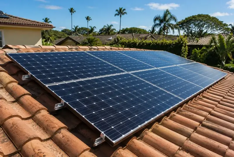 Installation de panneaux solaires à Sainte-Euphémie